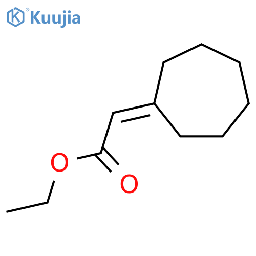 ethyl 2-cycloheptylideneacetate structure
