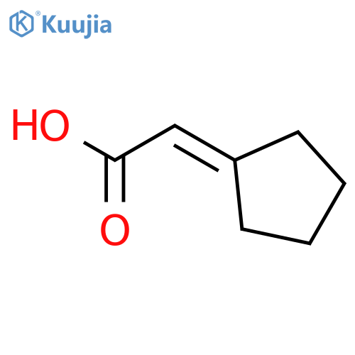2-Cyclopentylideneacetic acid structure