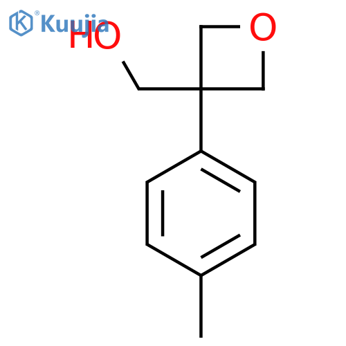 [3-(4-Methylphenyl)oxetan-3-yl]methanol structure