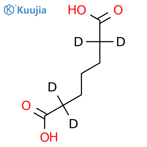 Pimelic Acid-d4 structure
