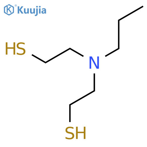 Ethanethiol, 2,2'-(propylimino)bis- structure