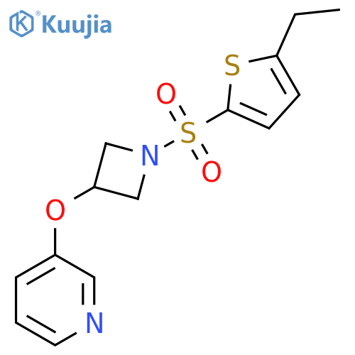 3-({1-(5-ethylthiophen-2-yl)sulfonylazetidin-3-yl}oxy)pyridine structure