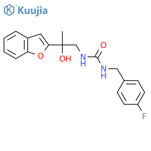 3-2-(1-benzofuran-2-yl)-2-hydroxypropyl-1-(4-fluorophenyl)methylurea structure
