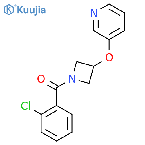 3-{1-(2-chlorobenzoyl)azetidin-3-yloxy}pyridine structure