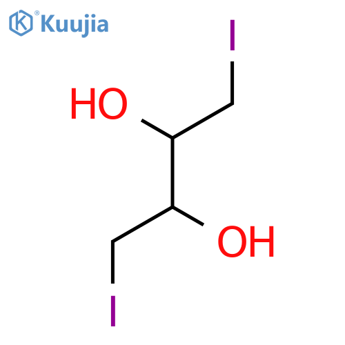 2,3-Butanediol, 1,4-diiodo-, (2R,3R)- structure