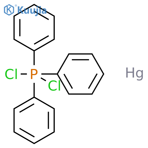 Mercury, dichloro(triphenylphosphine)- structure