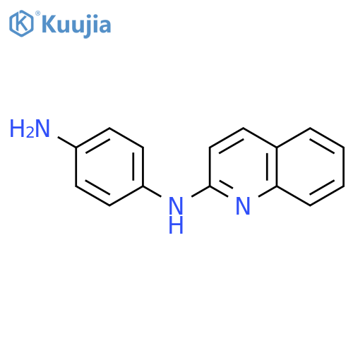 1,4-Benzenediamine, N-2-quinolinyl- structure