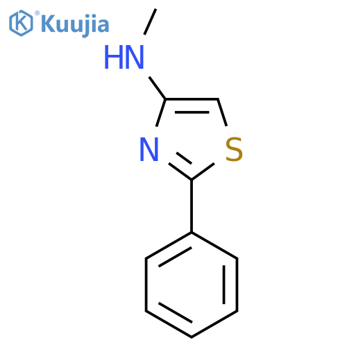 N-methyl-2-phenyl-1,3-thiazol-4-amine structure
