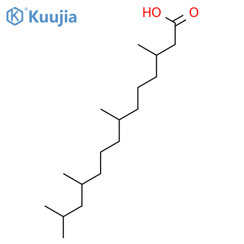 Tetradecanoic acid, 3,7,11,13-tetramethyl- structure