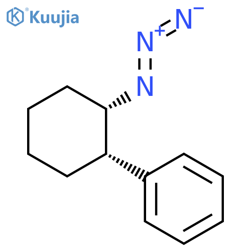 Benzene, [(1S,2S)-2-azidocyclohexyl]- structure