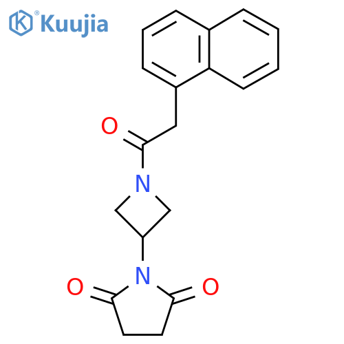 1-(1-(2-(Naphthalen-1-yl)acetyl)azetidin-3-yl)pyrrolidine-2,5-dione structure