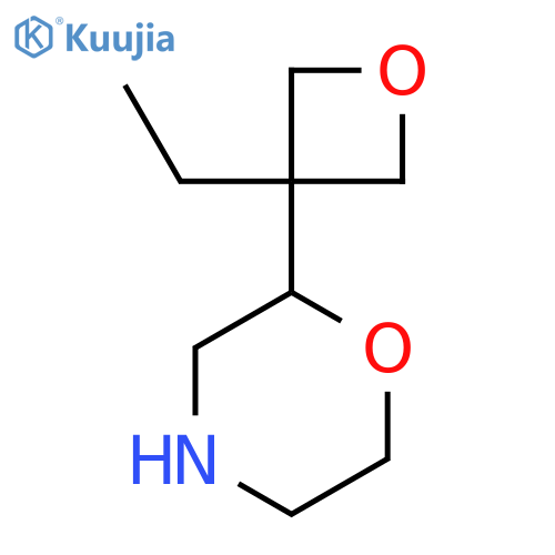 2-(3-ethyloxetan-3-yl)morpholine structure