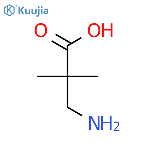 3-Amino-2,2-dimethylpropanoic acid structure