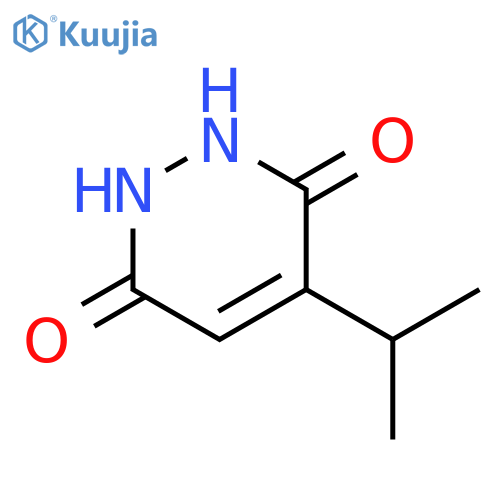 4-(propan-2-yl)pyridazine-3,6-diol structure