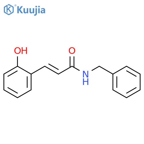 2-PROPENAMIDE, 3-(2-HYDROXYPHENYL)-N-(PHENYLMETHYL)-, (2E)- structure