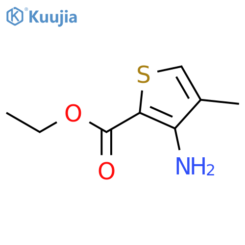 Ethyl 3-amino-4-methylthiophene-2-carboxylate structure