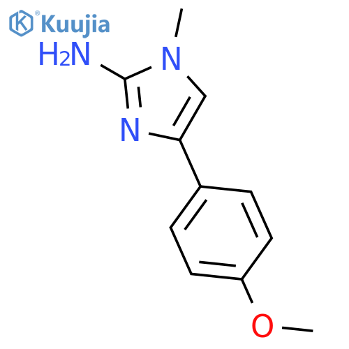 4-(4-methoxyphenyl)-1-methyl-1H-Imidazol-2-amine structure