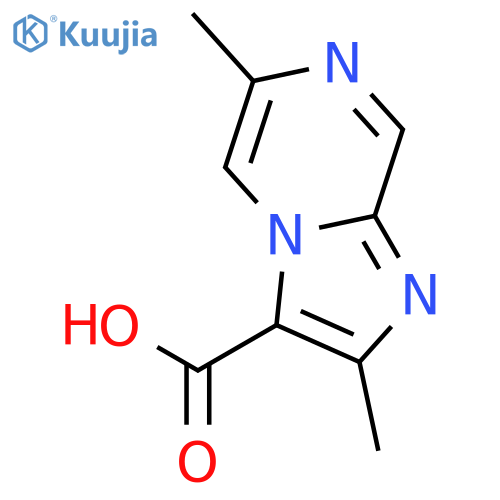 2,6-dimethylimidazo[1,2-a]pyrazine-3-carboxylic acid structure