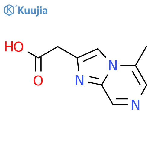 Imidazo[1,2-a]pyrazine-2-acetic acid, 5-methyl- structure