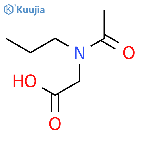 2-(N-propylacetamido)acetic acid structure