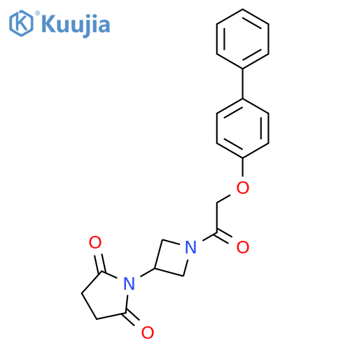 1-(1-(2-([1,1'-Biphenyl]-4-yloxy)acetyl)azetidin-3-yl)pyrrolidine-2,5-dione structure