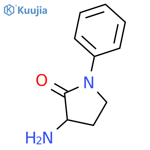 3-amino-1-phenylpyrrolidin-2-one structure