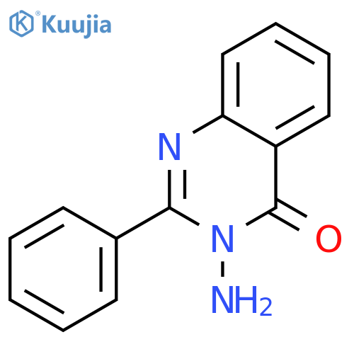 3-AMINO-2-PHENYL-4(3H)-QUINAZOLINONE structure