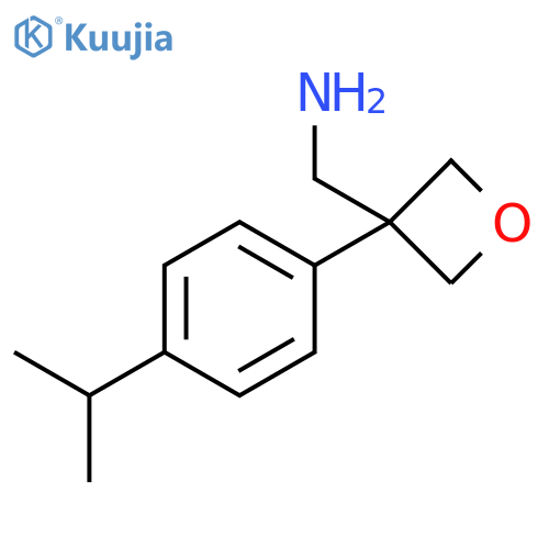 3-Oxetanemethanamine, 3-[4-(1-methylethyl)phenyl]- structure