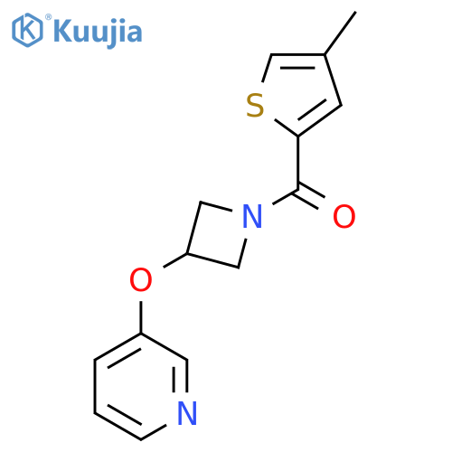3-{1-(4-methylthiophene-2-carbonyl)azetidin-3-yloxy}pyridine structure