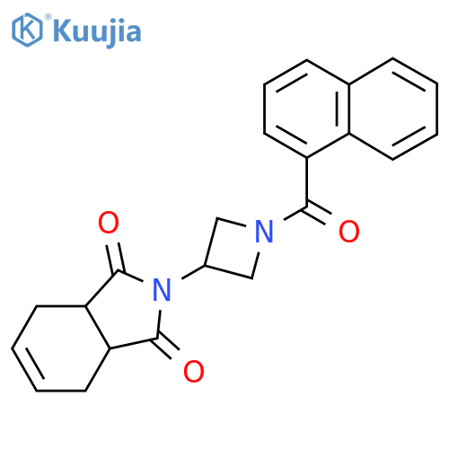 2-(1-(1-naphthoyl)azetidin-3-yl)-3a,4,7,7a-tetrahydro-1H-isoindole-1,3(2H)-dione structure
