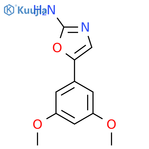 5-(3,5-dimethoxyphenyl)-1,3-oxazol-2-amine structure