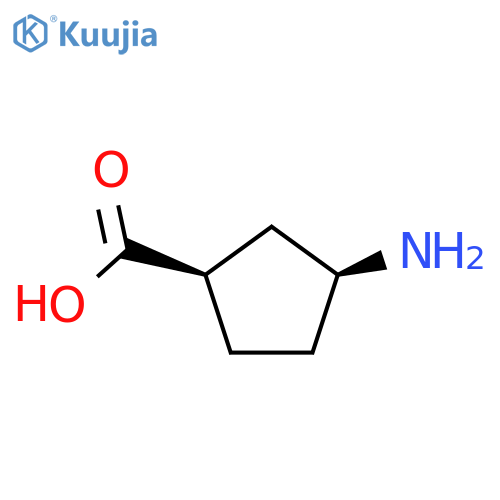 (-)-(1r,3s)-3-aminocyclopentanecarboxylic acid structure