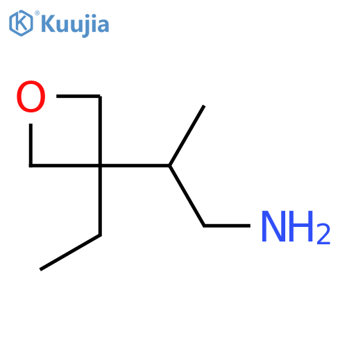 2-(3-ethyloxetan-3-yl)propan-1-amine structure