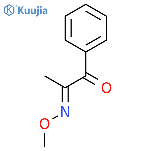 1,2-Propanedione, 1-phenyl-, 2-(O-methyloxime), (2E)- structure