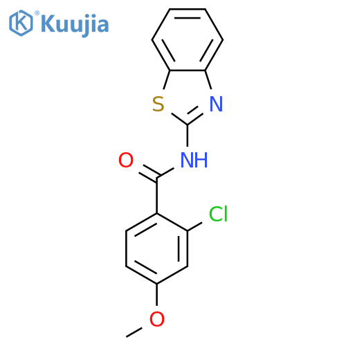 Benzamide, N-2-benzothiazolyl-2-chloro-4-methoxy- structure