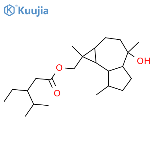 10,12-Aromadendranediol; (1β,4α,5β,6α,7α,10β,11β)-form, 12-O-(3-Ethyl-4-methylpentanoyl) structure