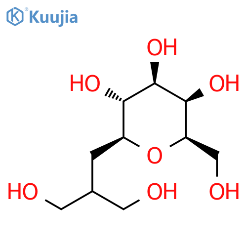 L-glycero-L-galacto-Nonitol, 2,6-anhydro-7,8-dideoxy-8-(hydroxymethyl)- structure