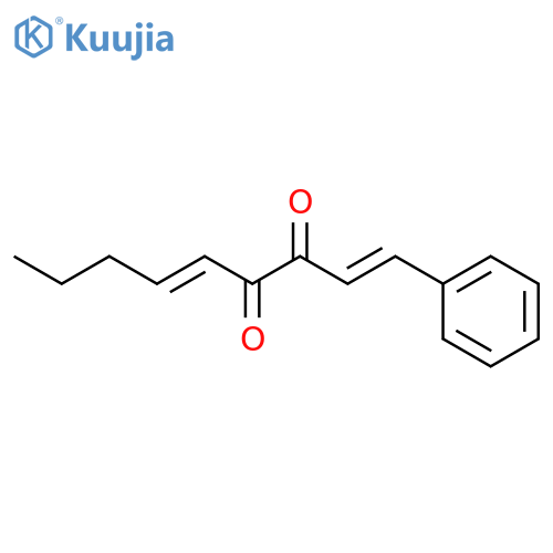 1,5-Nonadiene-3,4-dione, 1-phenyl-, (E,E)- structure