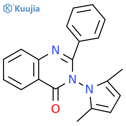 3-(2,5-Dimethyl-1H-pyrrol-1-yl)-2-phenylquinazolin-4(3H)-one structure