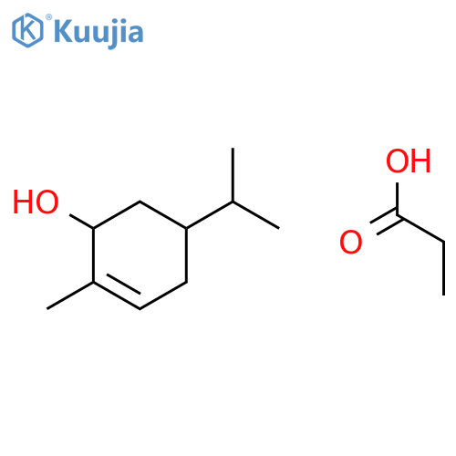 2-Cyclohexen-1-ol, 2-methyl-5-(1-methylethyl)-, propanoate structure