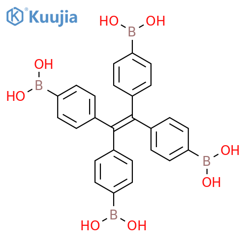 (Ethene-1,1,2,2-tetrayltetrakis(benzene-4,1-diyl))tetraboronic acid structure