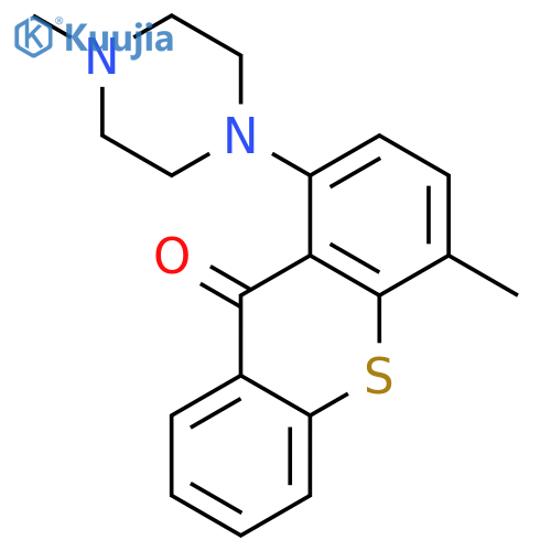 4-methyl-1-(4-methylpiperazin-1-yl)-9H-thioxanthen-9-one structure