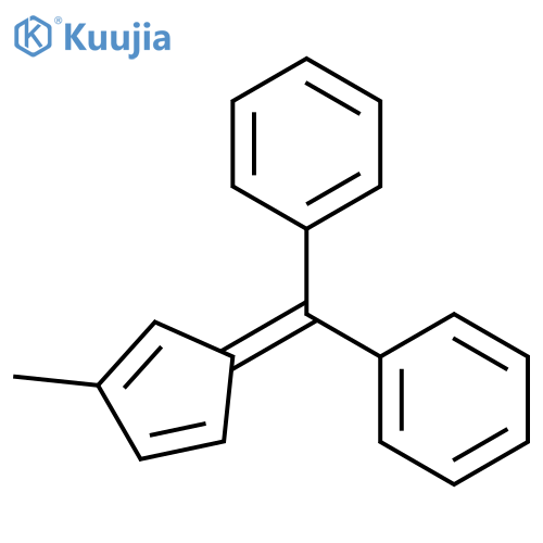 Benzene, [(3-methyl-2,4-cyclopentadien-1-ylidene)phenylmethyl]- structure