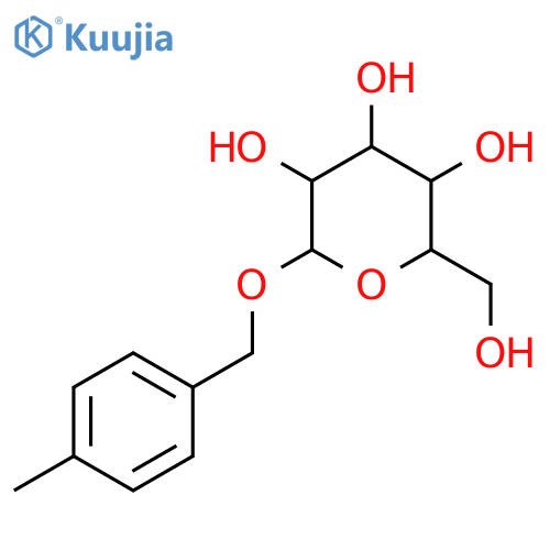 (4-Methylphenyl)methylbeta-D-glucopyranoside structure