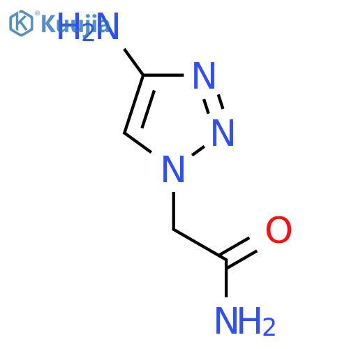 2-(4-amino-1H-1,2,3-triazol-1-yl)acetamide structure