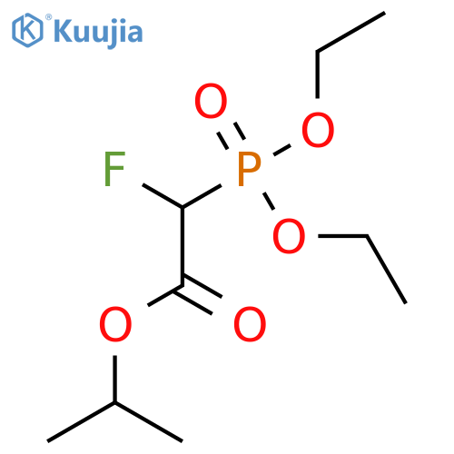Acetic acid, (diethoxyphosphinyl)fluoro-, 1-methylethyl ester structure