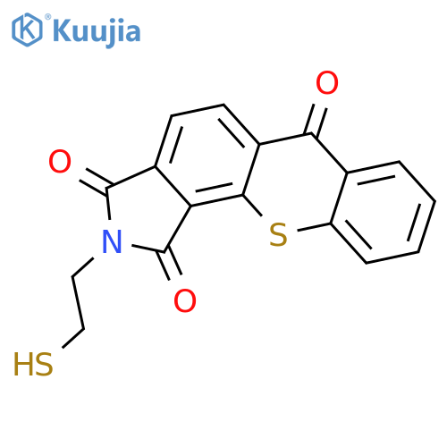 [1]Benzothiopyrano[2,3-e]isoindole-1,3,6(2H)-trione, 2-(2-mercaptoethyl)- structure
