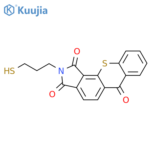 [1]Benzothiopyrano[2,3-e]isoindole-1,3,6(2H)-trione, 2-(3-mercaptopropyl)- structure