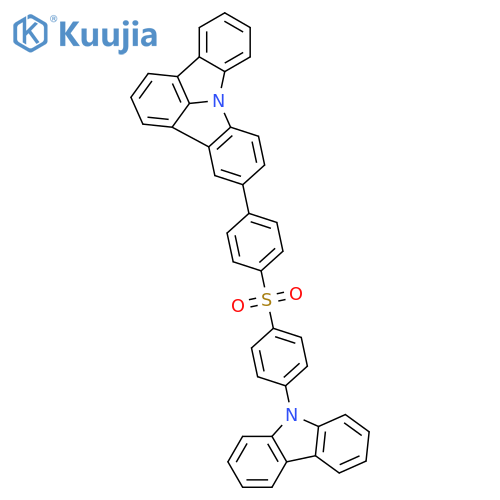 Indolo[3,2,1-jk]carbazole, 5-[4-[[4-(9H-carbazol-9-yl)phenyl]sulfonyl]phenyl]- structure