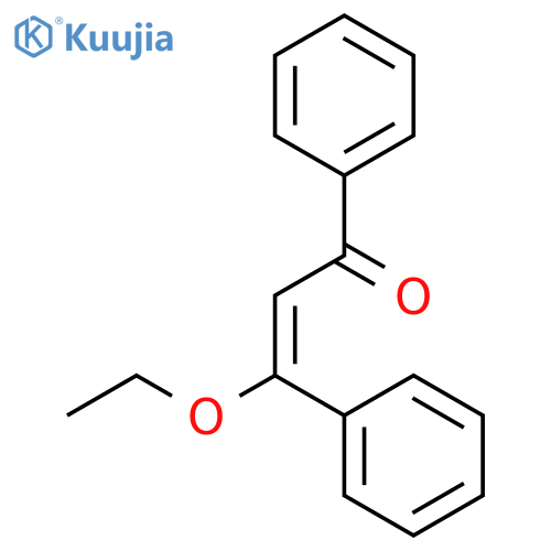2-Propen-1-one,3-ethoxy-1,3-diphenyl- structure